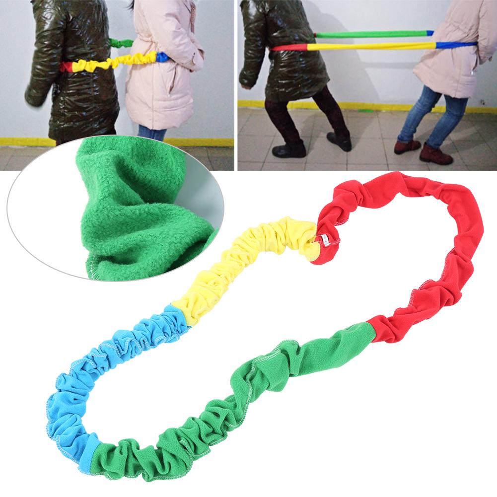 Outdoor Colourful Elastic Tension Rope Pulling Cord Kindergarten Sensory Integration Children