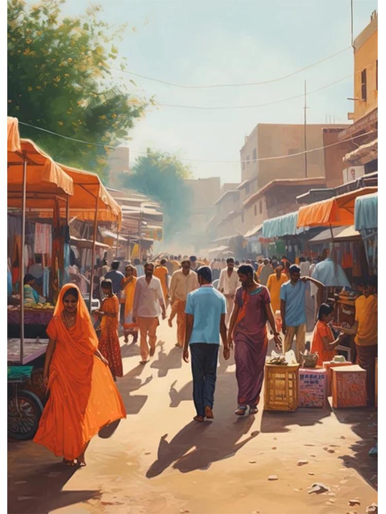 Retro tradiționale indiene dansuri populare femei indiene frumoase 5D Diy pictură cu diamante imagine de perete pentru decorarea camerei