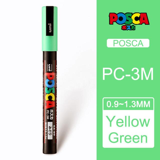 Uni POSCA Marker Farbstift, 39 Farben PC-5M/44 PC-3M/36 PC-1M, Acryl Steinmalerei Zeichnen Graffitti Marker Kunstbedarf
