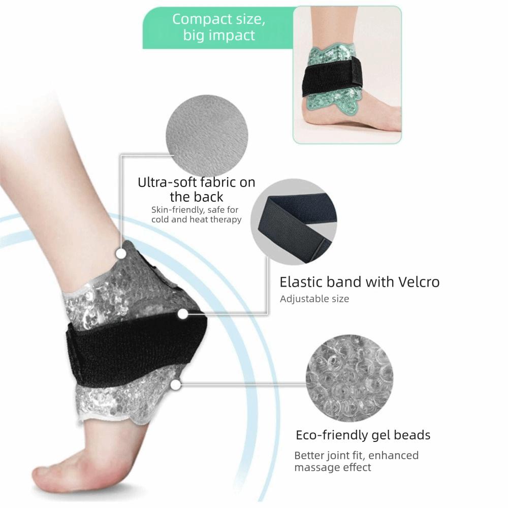 Microwaveable Sports Foot Ice Pack Hot Cold Gel Gel Ankle Wrap Ankle Ice Pack Myofascial Feet