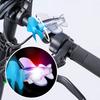 Car Rotatable Airplane Wind Powered Small Led Light Airplane Decor Car Styling Ornaments Bikes Motorcycle Bicycle Decorations