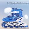 WEZHO Adjustable Inline Roller Skates with Flashing Wheels