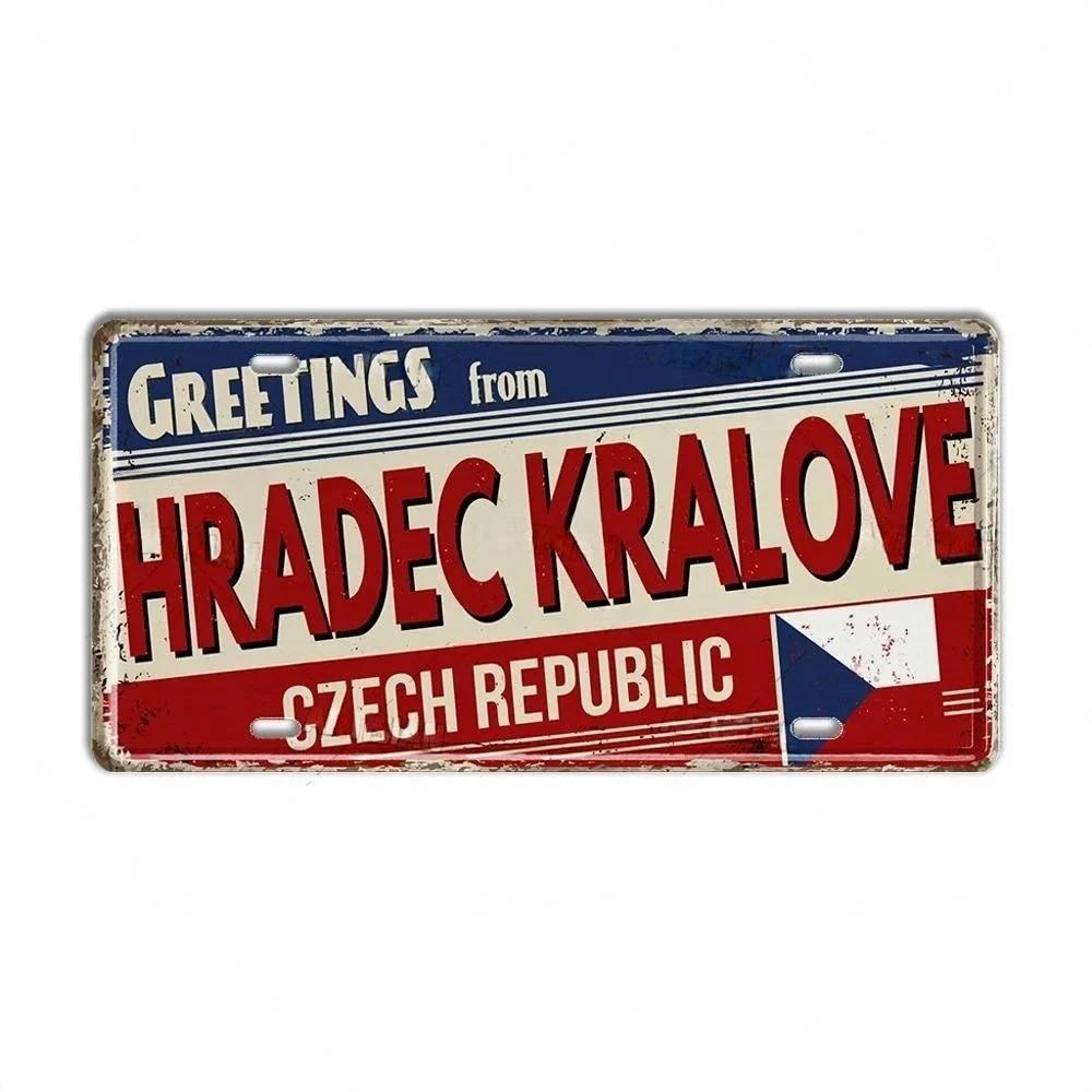 Paesi Bassi BELGIO AUSTRIA CECHIA POLONIA Targa Landmark Città Segno in Metallo Decorativo Targa per Veicoli Man Cave Bar Decorazione da Parete