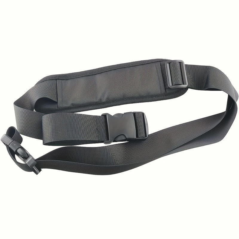 Schwarzer Verstellbarer Faltbarer Fahrrad Schultergurt Lastreduzierender Roller Schultergurt Strandstuhl Aufbewahrungs Tragegurt