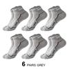 6 Pairs Mesh Socks Men's Summer Man Short Socks Breathable Ankle Socks Cotton Sports Socks Black Thin Cut Run Men Socks