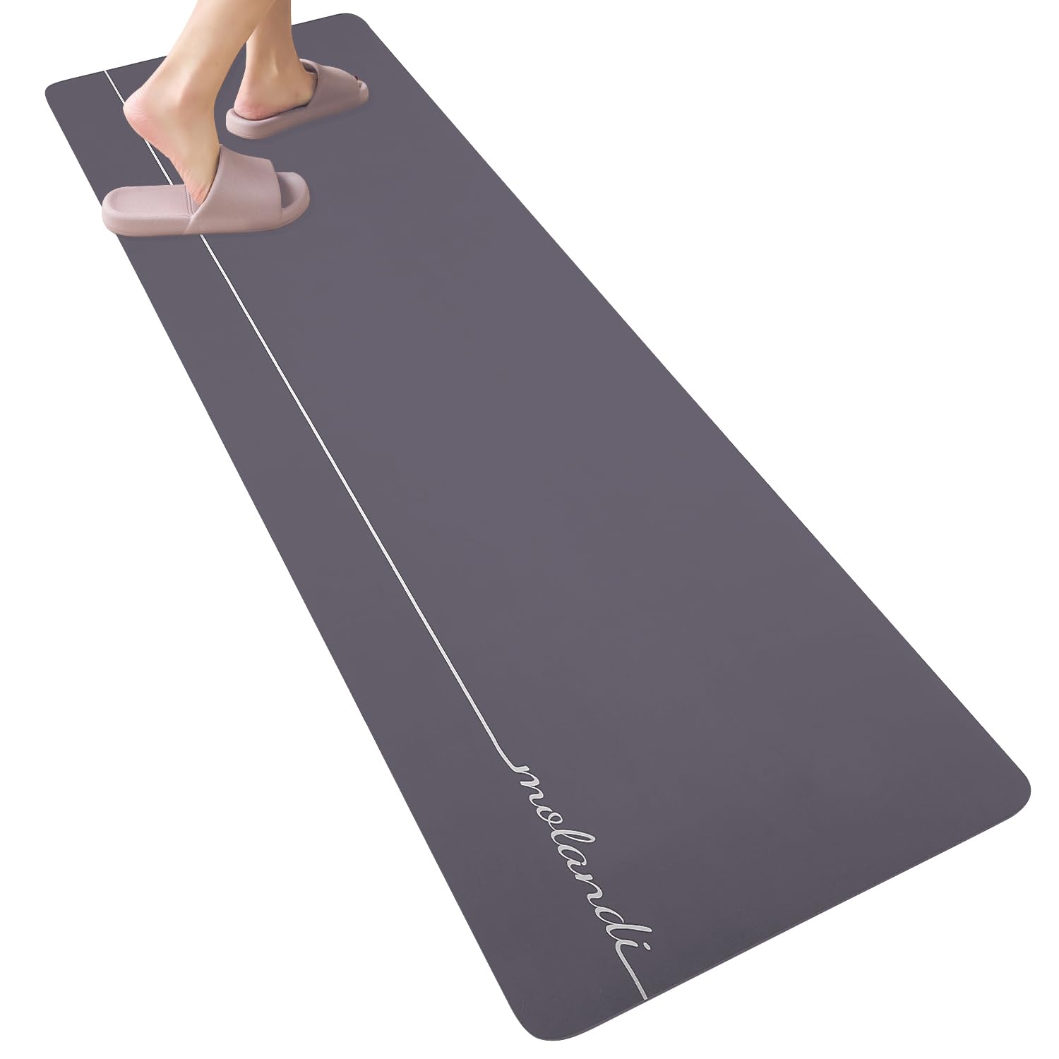 

Wipeable Kitchen 240cm x 240cm Fully Stays in Prevents Easy to Clean Mat, (Duck Gray), Washable, Washable, Cushioned, Non-Slip, Place, Falls,