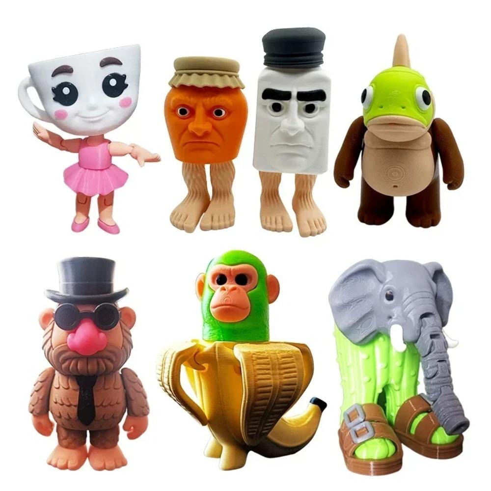 Neue Süße Tungtungtungsahur Italienische Gehirnfäule Holzstabpuppen Ornamente Schreibtischdekoration Tralalero Tralala Ornamente Für Kindergeschenk