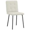 Dining Chairs 2 Pcs. Cream Velvet