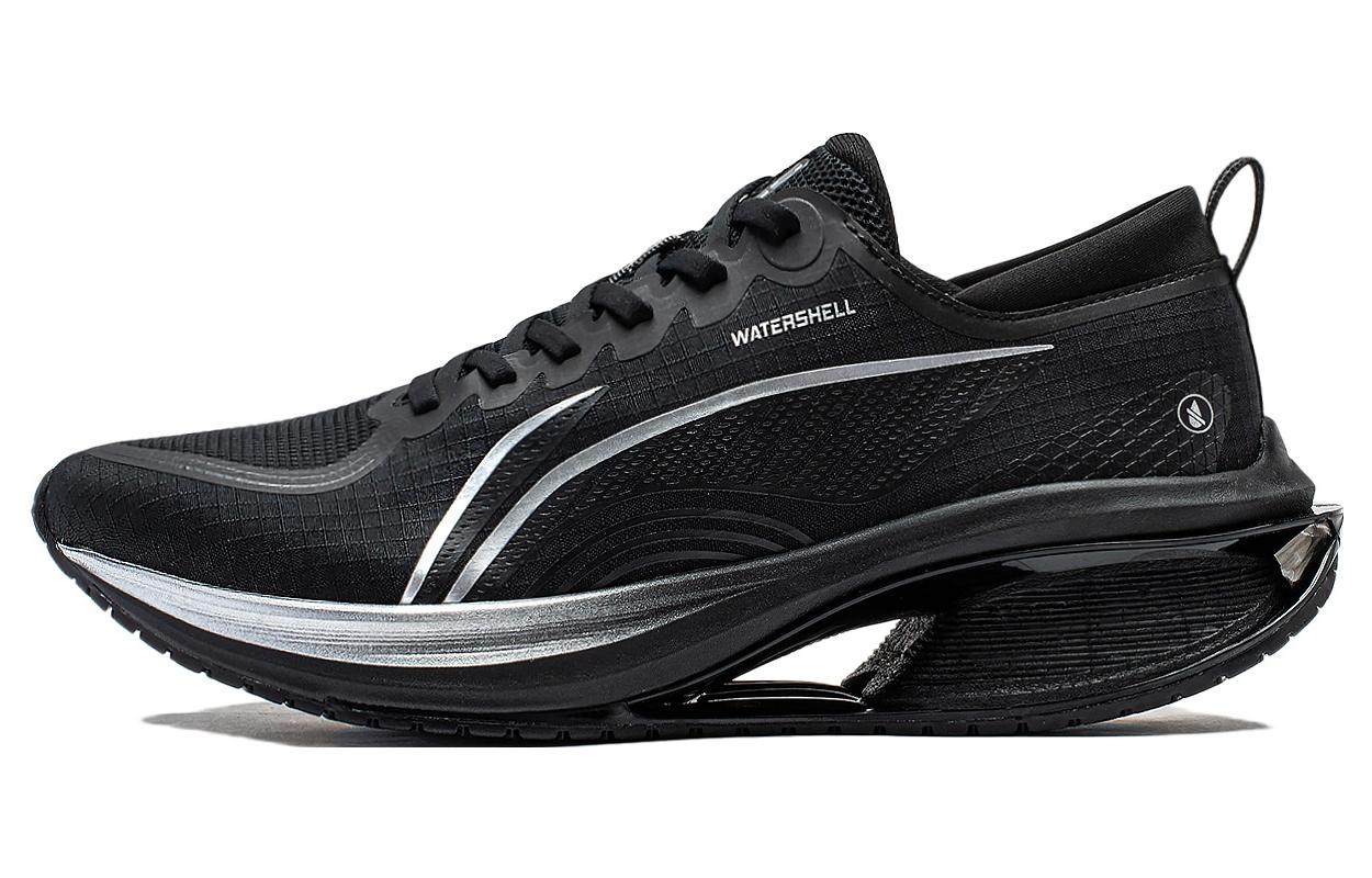 Li Ning WuShi 5S 3.0 Универсальные Амортизирующие Скользкие Износостойкие Низкие Беговые Кроссовки Мужские Черные ARST051-3 42