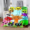 1pc Blanket Sprunki7 Print Design, Lightweight Blanket for Sofa, Bed- Soft &Warm, Gift for All Seasons like Christmas, Halloween