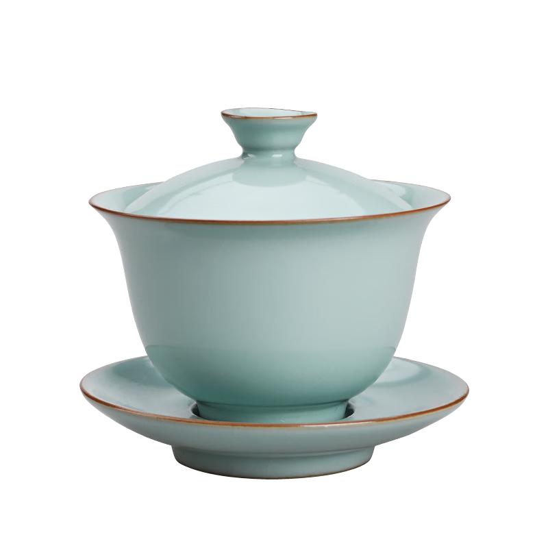 Imitation Song Ru Ware Ceramic Gaiwan