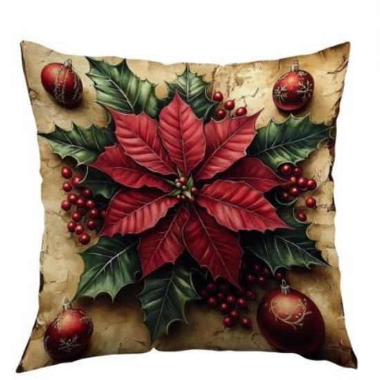 

Рождественская наволочка Рождественская елка Лось Снеговик с принтом наволочка украшение дома наволочка 45*45cm