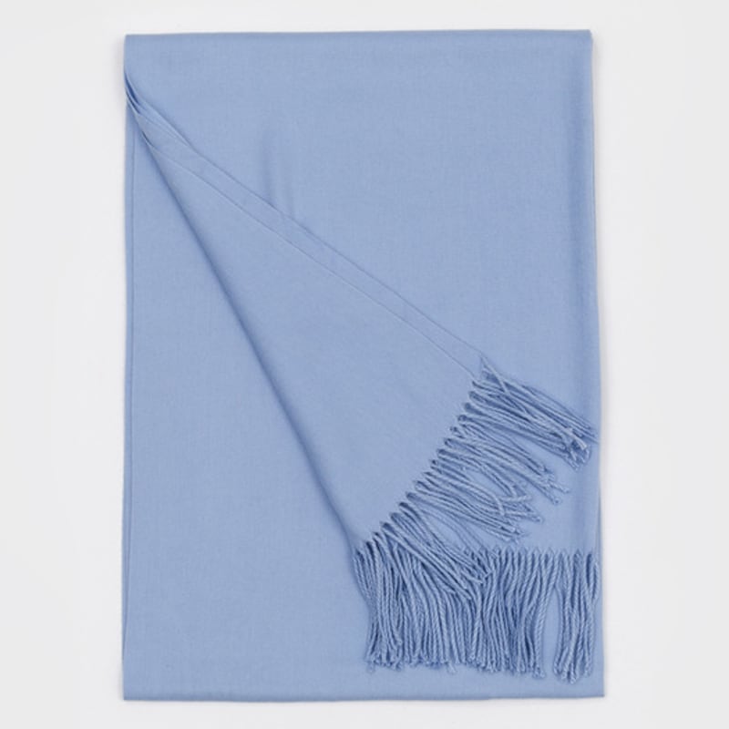 RECLOW MILD Plain Muffler SKY BLUE