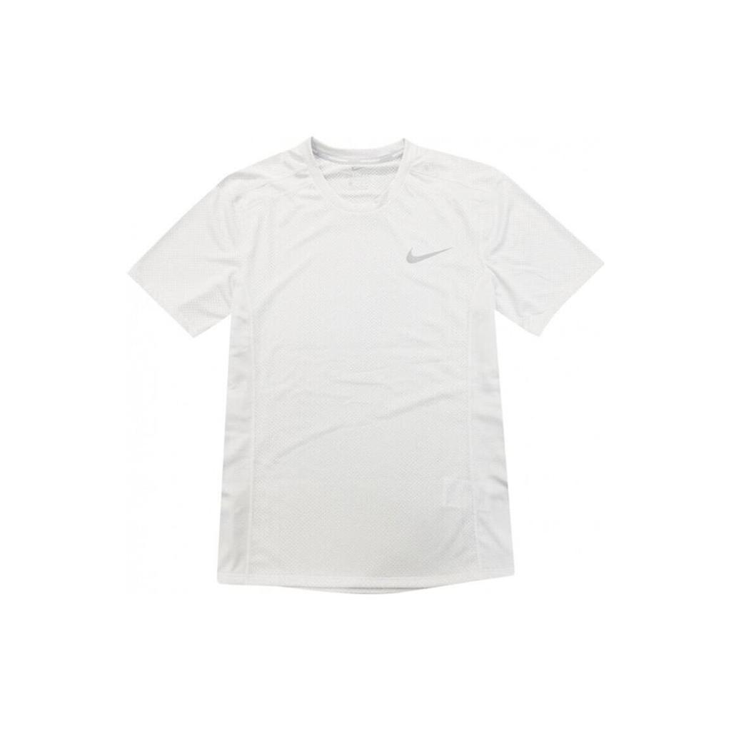Nike Solid Color Breathable Crew Neck Casual Short Sleeve T-Shirt Men Tops White AT3924-100