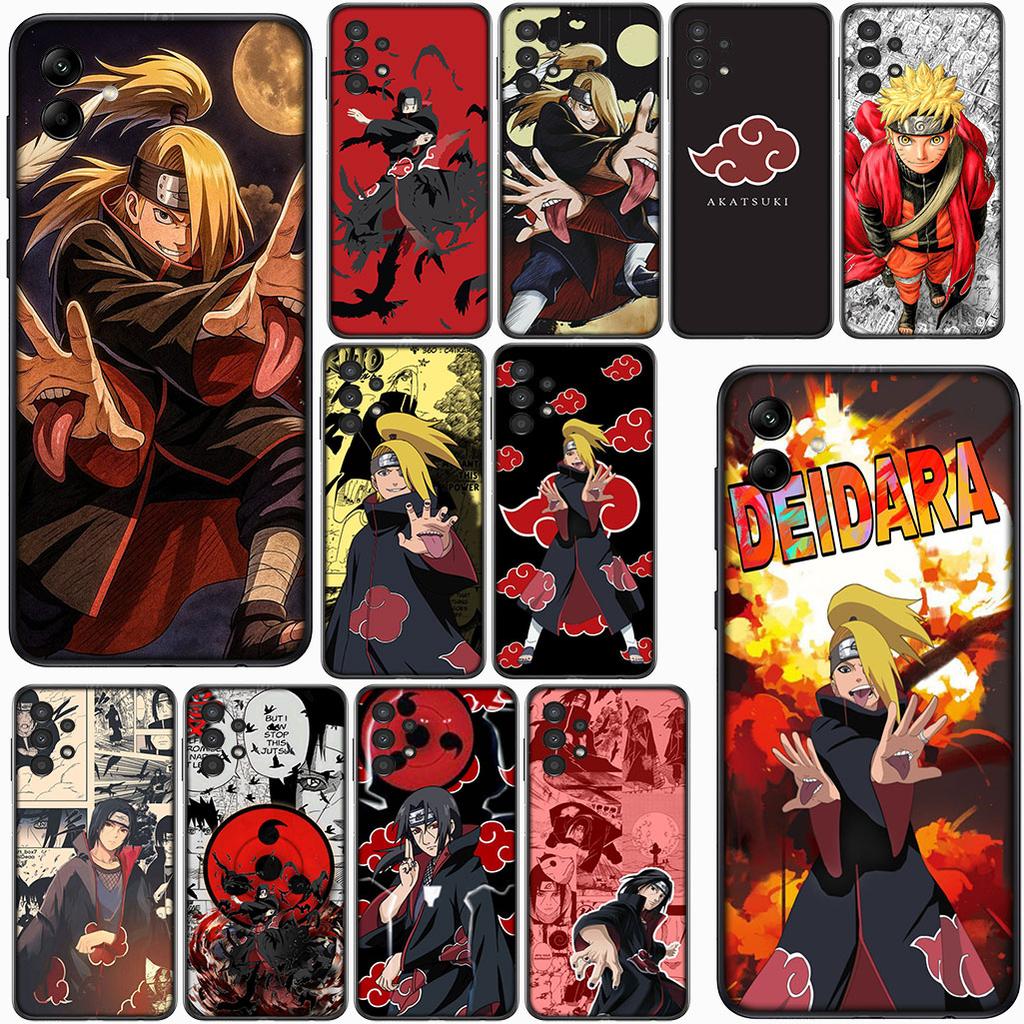 Cover for OPPO A40 A80 A60 A38 A79 A15 A16 A17 A18 A58 A78 A57 A53 A40M 4G 5G Phone Case Deidara Narutos Itachi Uchiha Akatsuki