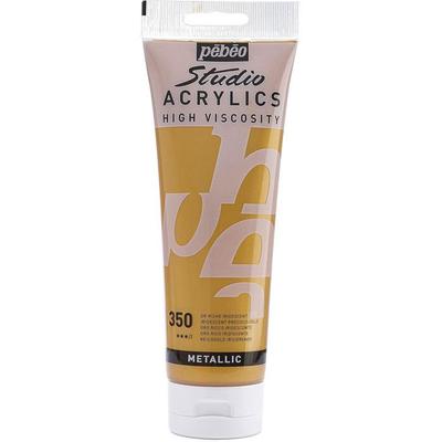Acrylic - Pébéo - 169350 - Rich Iridescent Gold - 250 Ml - Satin