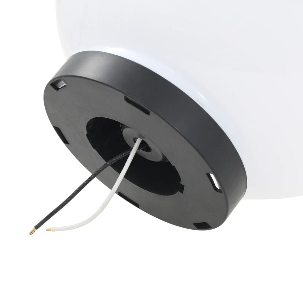 vidaXL LED-Gartenleuchten 2 Stk. Kugelförmig 25 cm PMMA