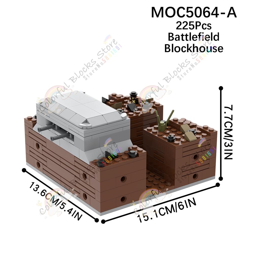 Military Series Modern Warfare Adult Building Blocks Set Toys Weapons Battlefield Outpost Tower Fort Artillery Block Model Gifts