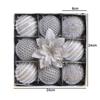 Xmas Baubles Christmas Ball Set 8cm Xmas Ornament Ball Creative Xmas Tree Hanging Pendant
