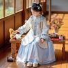 Huatiacai Blossom Girls' Embroidered Hanfu Set