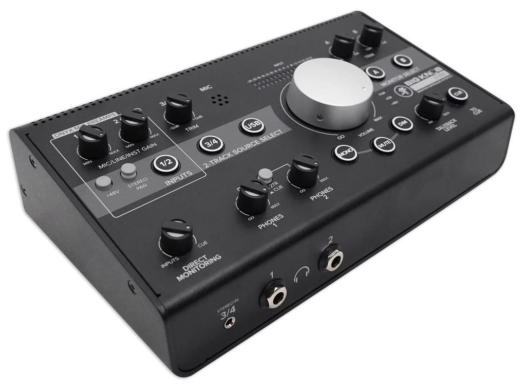 MACKIE Level Control & Sound SourceMonitor Speaker Controller + USB Interface Big Knob Studio