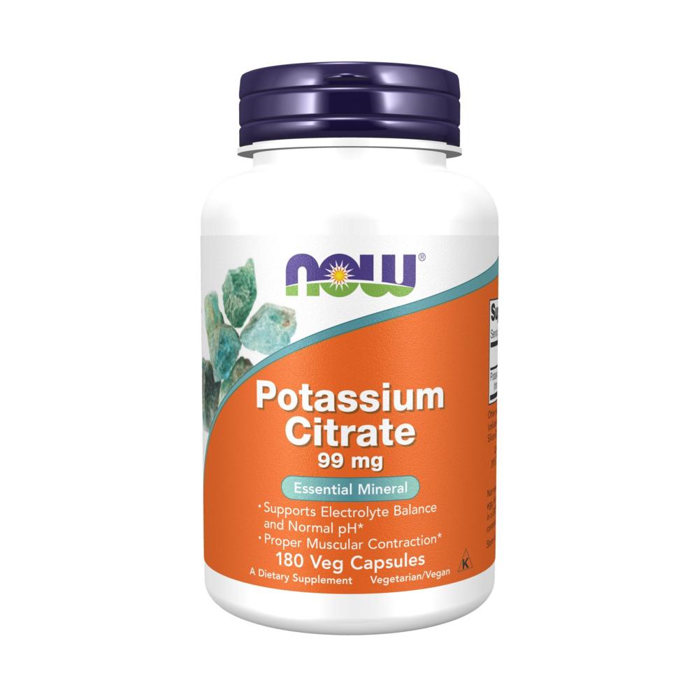 Now Foods Potassium Citrate 99mg Capsules 1 pcs 180 Tablets