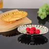 European Fruit Plate,Golden Alloy Exquisite Luxury Shell Shape Tray,Food Snack Candy Disc,Wedding Cake Disc Desktop Decoration