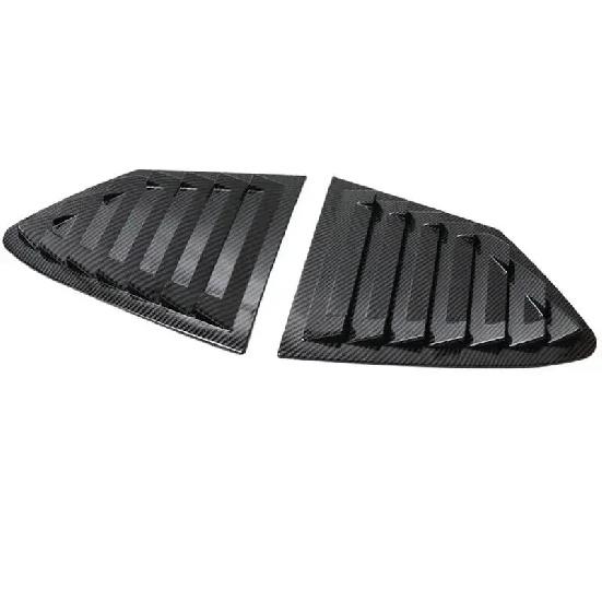 

Для Ford Focus - Седан Хэтчбек Автомобиль Заднее Стекло Жалюзи Шторка Крышка Боковое Вентиляционное Отверстие Жалюзи Отделка Наклейка ABS Аксессуары Carbon Look