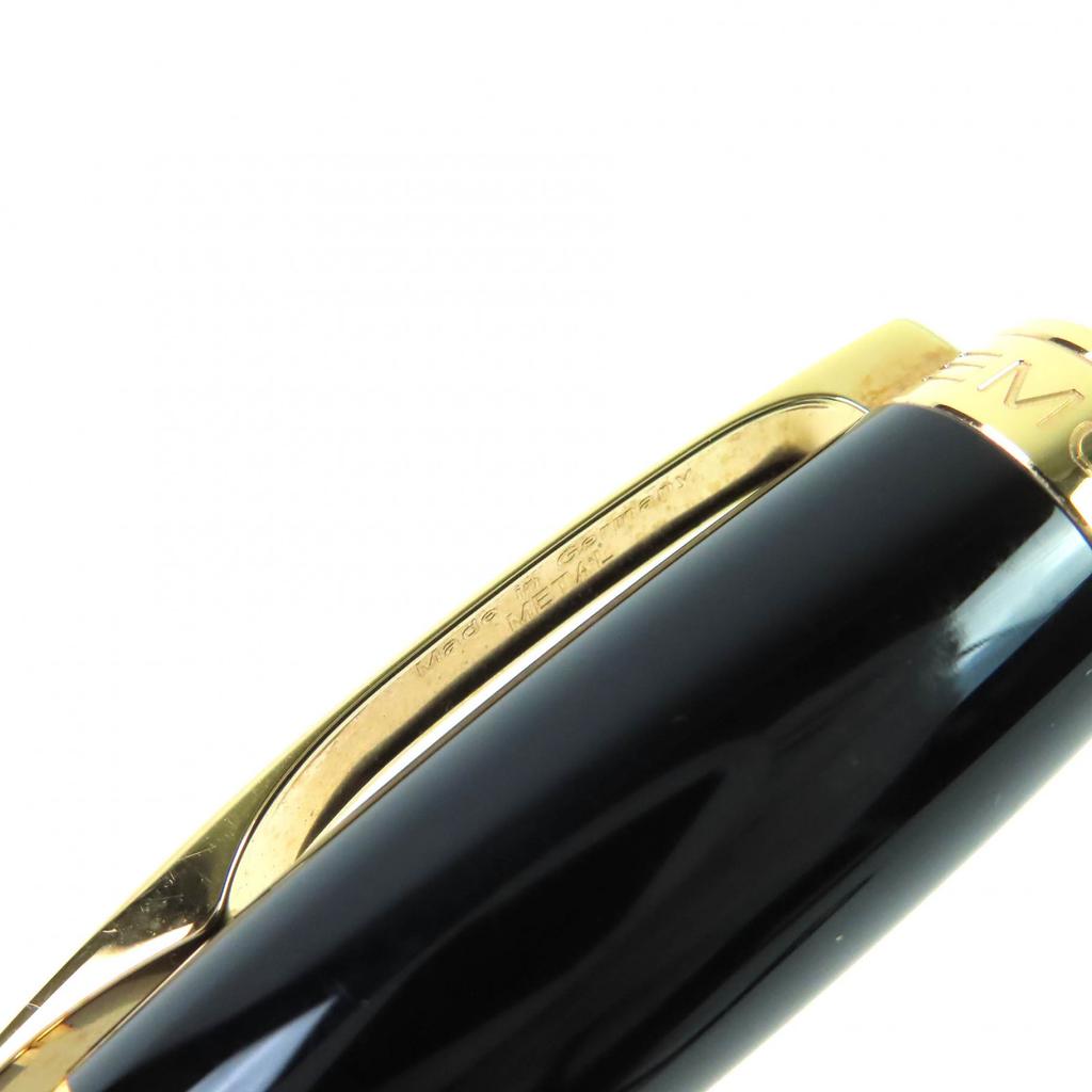 Very Good MONTBLANC fountain pen Starwalker white star Black Red Gold 14K mens Used