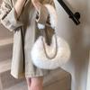 Mao Mao Bag Fashion Shoulder Bag Chain Messenger Bag Commuter Underarm Bag Plush Handbag Bag