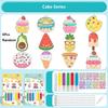 Kids  Childrens DIY Crystal Paint Arts And Crafts Playset DIY Window Paint Art Pendant For Suncatcher Kits Fun Party Activity Art Project