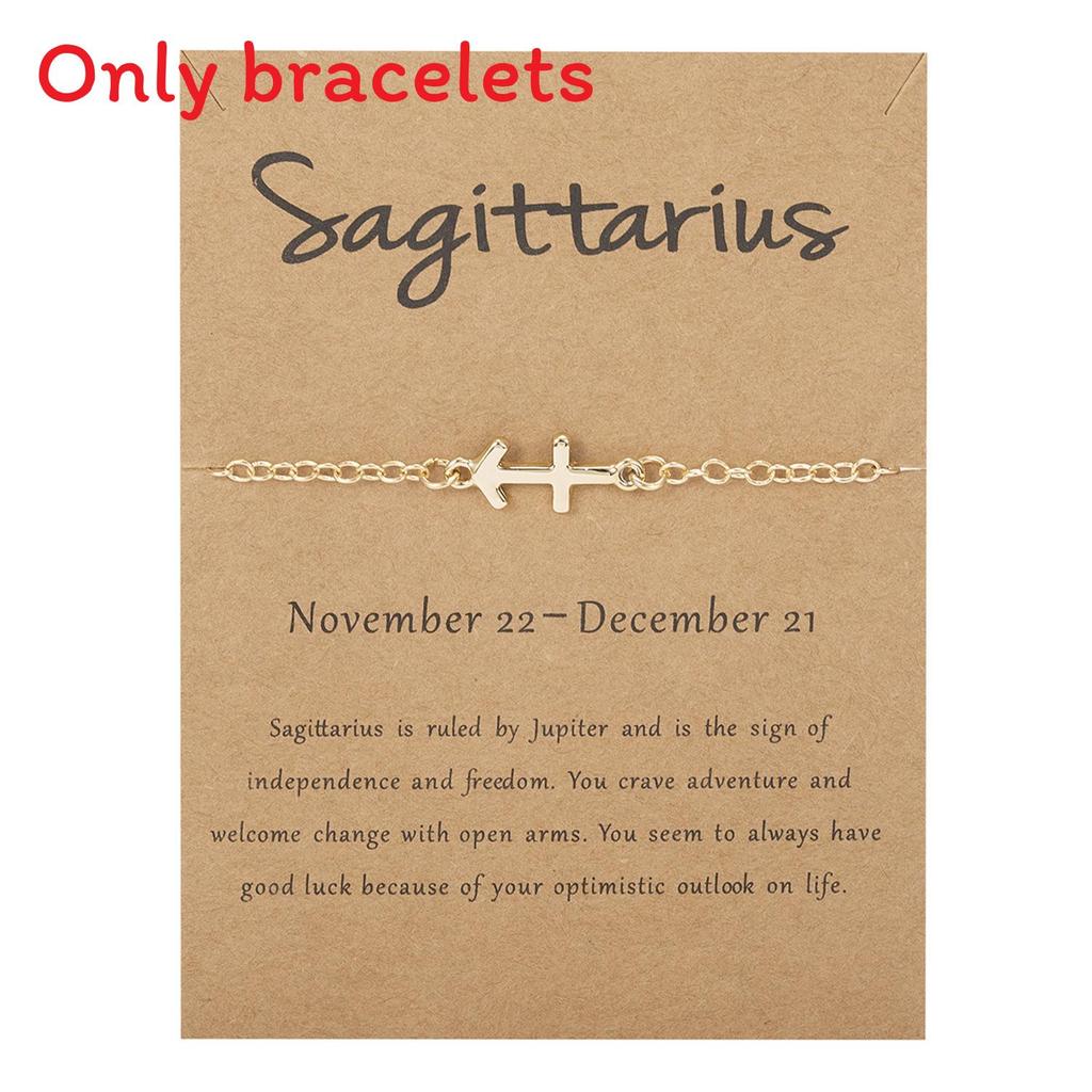 Unisex Zodiac Symbol Chain Jewelry With Alloy Material For Travel Souvenir And Personal Gift