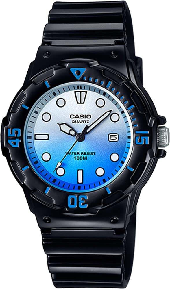 

CASIO Аналоговые часы для детей Дешевые Casio Gloss Black x Blue Metallic Overseas Модель [Casio] LRW-200H-2EV Женские [Товар]