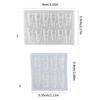 Professional Silicone Nail Mold Intricate Carved Details Easy Demolding For Resin Crafts DIY Nail Accessories
