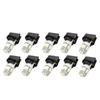 AB59-10X T10 White 5050 194 LED Bulbs Instrument Gauge Cluster Dash Light With Socket