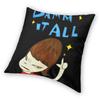 Yoshitomo Nara Damm It All Klistermärke Kuddfodral Tryck Polyester Kuddfodral Dekor Kuddöverdrag Hem Dropshipping X