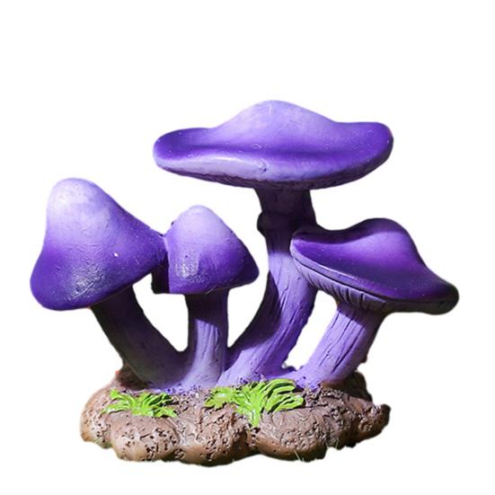 Mushroom Ornament Miniature Synthetic Resin Micro Landscape Decoration Forest Style Fairy Garden Accessories