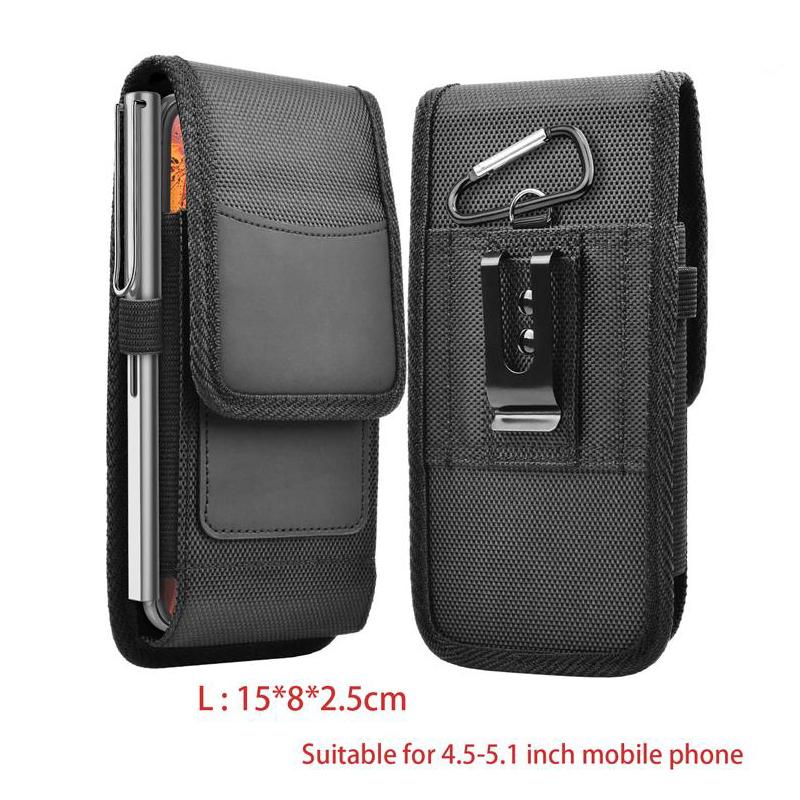 1 funda universal de nailon Oxford para teléfono con clip para cinturón, riñonera para teléfono de 3,5 a 6,3 pulgadas