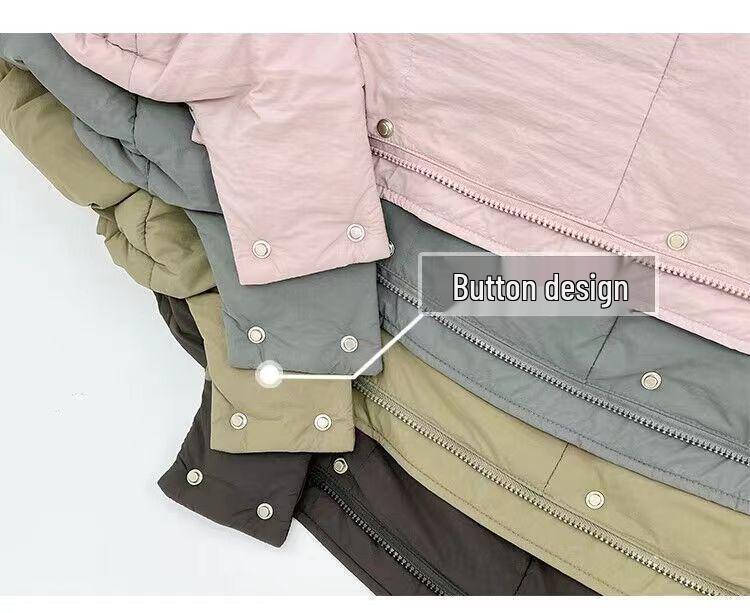 Winter 2025 Kapuzen-Daunen-Baumwollmantel in mittlerer Länge - Stilvoll, dick und überknielang.