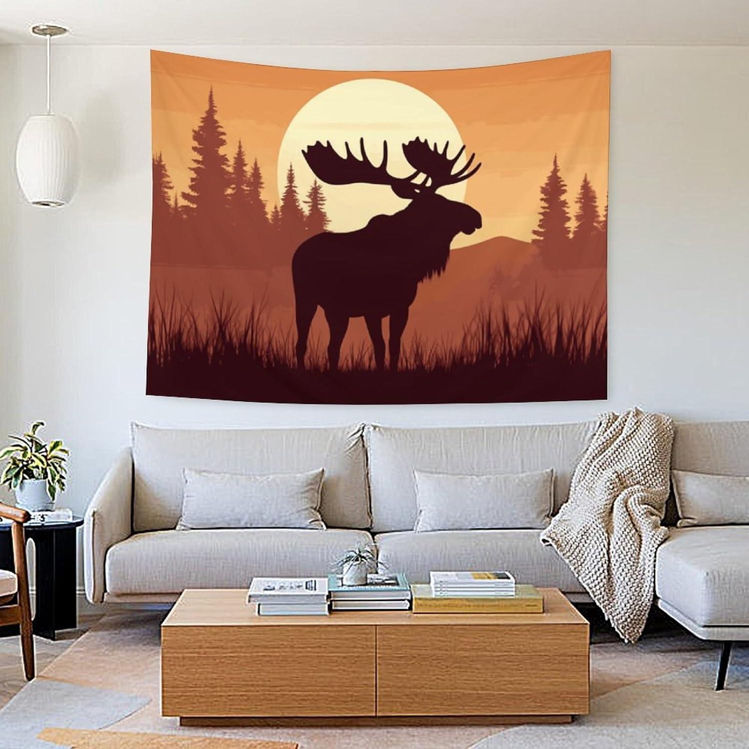 Tapestry wild elk buyidec natural landscape 75x100