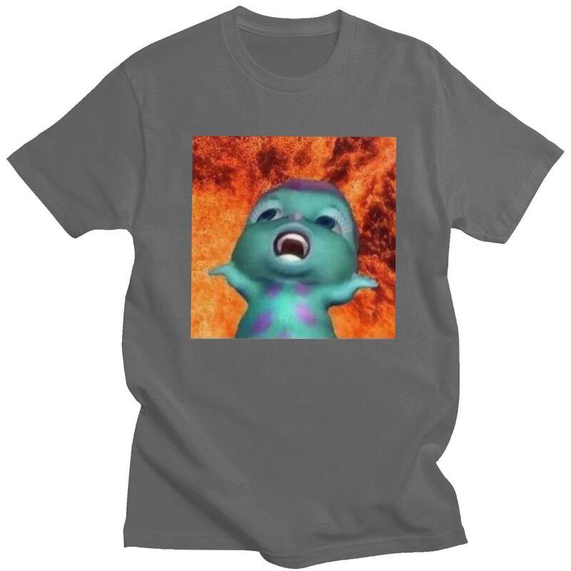 Custom Bibble Singing Meme T Shirts for Men Pure Cotton Tee Tops Tshirts ShortSleeve Fashion Tshirt Clothing