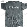 Mens Summer Tshirt Loose Tops Casual Mens Tshirt CSS SUCKS Shubuzhi Cotton T-shirt Drop Shipping Unisex Teeshirt Bigger Size