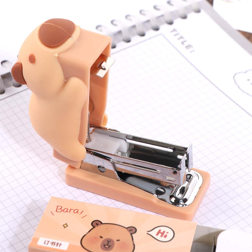Effortless Capybara Stapler Set Good Looking Bookbinding Machine  Fixing Tools