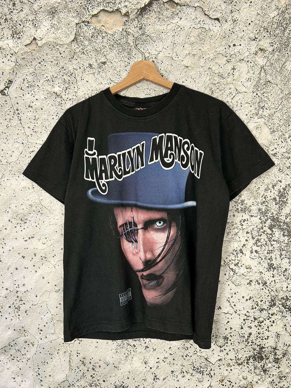 Marilyn Vintage Tee Manson Rock Band Tee Vintage Metal Grunge Y2K VA600 XXXXL