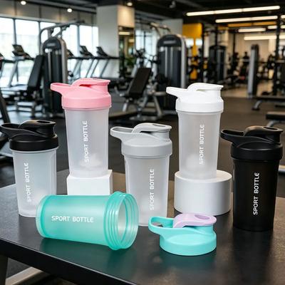 300ml Protein Pulver Shaker Mischbecher Tragbar Auslaufsicher Wasserflasche Mit Skala Für Fitnessstudio Outdoor Sport Fitness Training