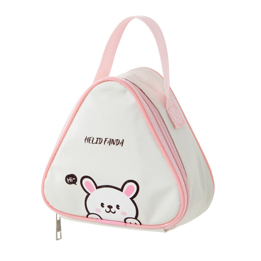 Cute Capybara Mini Oxford Insulated Lunch Bag Kid Student Portable Bento Box Storage Bag Waterproof Food Thermal Bag Cooler Bag