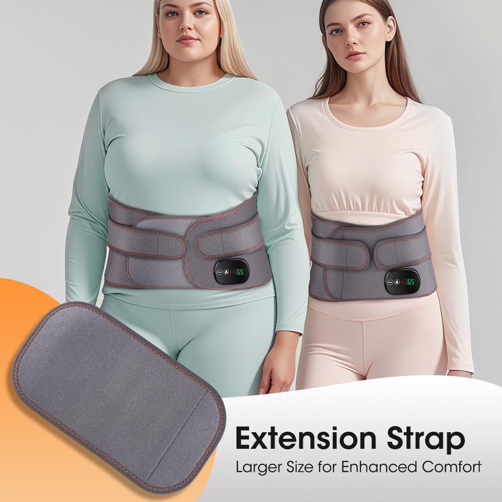 

118СМ Новый Улучшенный Электрический Поясной Массажер с Подогревом Пояс Поддержки Вибрация Горячий Компресс Бандаж Поясница Расслабление 3 Режима Регулировки