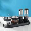 Mairon 304 Stainless Steel Glass Seasoning Set