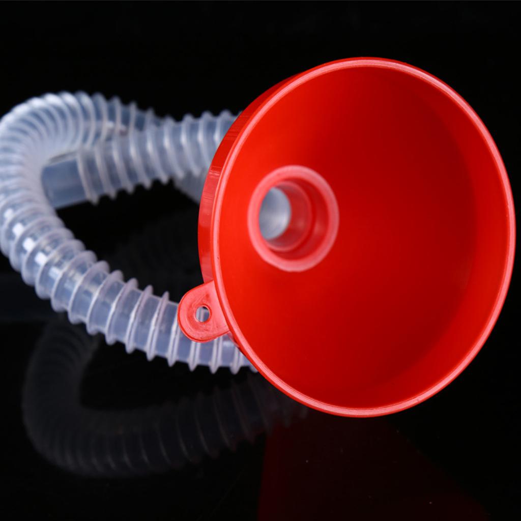 Betankungstrichter mit abnehmbarem Schlauch, universeller Einfülltrichter für Motorradmotor, Benzin, Öl, Zusatzstoff, Kraftstofftrichter