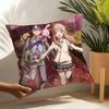 A Silent Voice - Koe No Katachi Pillow Case Linen Cushion Covers For Decorative Sofa Home Pillows Case Car Chair Pillows Cases